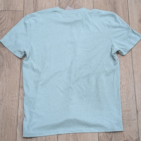 $340 Mens TOM FORD Melange Cotton Blend Crewneck T-Shirt Mint 48 US 38 - Picture 4 of 7